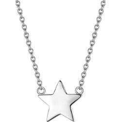 Glanzstücke München Naszyjnik srebrny Gwiazda srebro wysokiej próby srebrny Naszyjniki 1 ct Damski