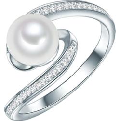 Valero Pearls Pierścionek Srebro wysokiej próby Srebrny Pierścionki 1 ct Damski