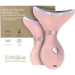 ErthSkin London Modelowanie szyi i szczęki LED Anti-Aging – Różowy Urządzenia do masażu twarzy 1 ct Damski