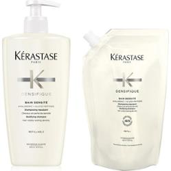 Kérastase Densifique Bain Densite butelka z pompką do wielokrotnego napełniania i zestaw uzupełniający szampon Szampony 1 ct