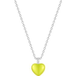 Glanzstücke München Łańcuszek Serce Srebro wysokiej próby Srebrny Naszyjniki 1 ct Damski
