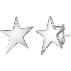 Glanzstücke München Kolczyki Gwiazda z Srebro wysokiej próby w Srebrny 1 ct Damski