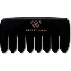 Crystallove Grzebień do masażu z Obsydianu Akcesoria do pielęgnacji 1 ct