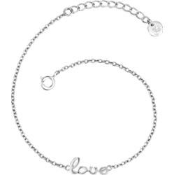 Glanzstücke München Srebrna bransoleta Love srebro wysokiej próby srebrny Bransoletki 1 ct Damski
