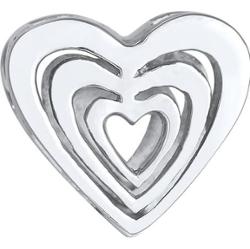 Nenalina Damski charm Serce Miłość w srebrze próby 925 Sterling Silver Wisiorki 1 ct