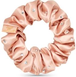 Crystallove Gumka do włosów z jedwabiu z kryształkami – rose gold Gumki do włosów 1 ct Męskie