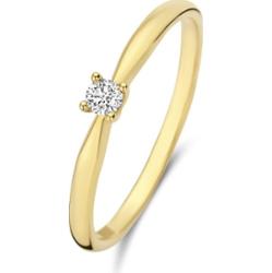 Isabel Bernard Pierścionek Isabel Bernard De La Paix Celesse - 14-karatowe złoto - diament 0.07 karata Pierścionki 1 ct Damski