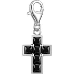 Rafaela Donata Charm Krzyżyk z Srebro wysokiej próby w Srebrny Wisiorki 1 ct Damski