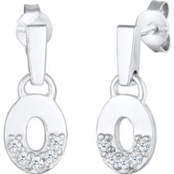 Elli DIAMONDS Damska zawieszka do ucha Round Geo z diamentem (0,15 ct.) w srebrze 925 Sterling Silver Kolczyki 1 ct Damski