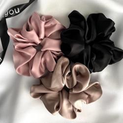 POSHYOU Zestaw gumek scrunchies MAXI Gumki do włosów 1 ct