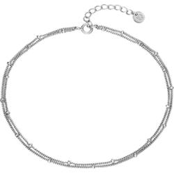 Glanzstücke München Srebrna bransoletka na stopę srebro wysokiej próby srebrny Bransoletki na nogę 1 ct Damski