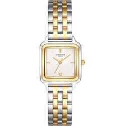 Glanzstücke München Zegarek na reke ze stali nierdzewnej w kolorze srebrnym/zlotym Zegarki damskie 1 ct Damski