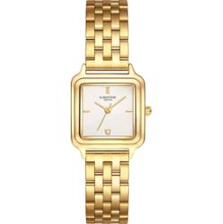 Glanzstücke München Zegarek na reke ze stali nierdzewnej w kolorze zlotym Zegarki damskie 1 ct Damski