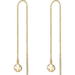 Glanzstücke München Kolczyki wiszące srebrne srebro wysokiej próby różowe złoto 1 ct Damski