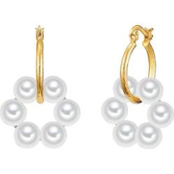 Yokoamii Kolczyki Mosiadz Srebrny 1 ct Damski