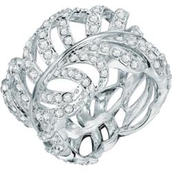 Lulu & Jane Stop metali Zdobienie kryształkami Swarovski® Pierścionki 1 ct Damski