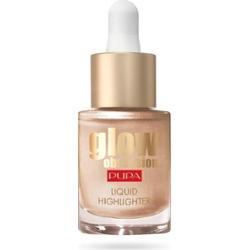 PUPA Milano Glow Obsession Liquid Highlighter Rozświetlacze 13,5 ml 002 - MOON LIGHT