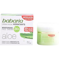 Babaria ALOE VERA 24H moisturising face cream Kremy do twarzy 50 ml Damski