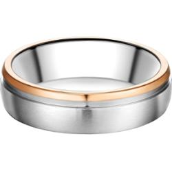 Trilani Pierścionek z Stal nierdzewna w Srebro/różowe złoto Kolczyki 1 ct Męskie