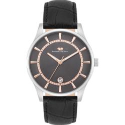 Rhodenwald & Söhne Zegarek Eragon Skóra naturalna Czarny Zegarki damskie 1 ct Męskie