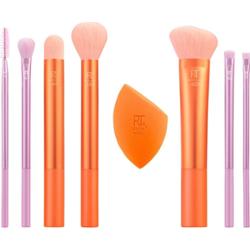 Real Techniques Level Up Brush + Sponge Set Zestawy pędzli do makijażu 1 ct 1 zestaw