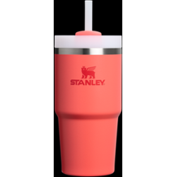Stanley 1913 Kubek ze słomką - 0,6L - THE QUENCHER H2.0 FLOWSTATE™ TUMBLER Fitness i nawodnienie 1 ct Koralowy