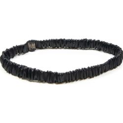 So fluffy Jedwabna opaska- czarna Opaski do włosów 1 ct