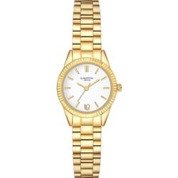 Glanzstücke München Zegarek na reke ze stali nierdzewnej w kolorze zlotym Zegarki damskie 1 ct Damski