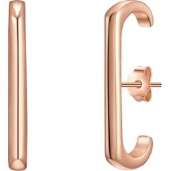 Glanzstücke München Srebrne kolczyki sztyfty srebro wysokiej próby różowe złoto Kolczyki 1 ct Damski