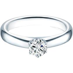 Trilani Srebrny pierścionek srebro wysokiej próby Cyrkonia srebrny Pierścionki 1 ct Damski