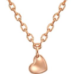Yokoamii Łańcuszek Stop metali Różowy złoty Naszyjniki 1 ct Damski