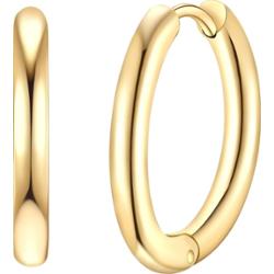 EASTSIDE Kobiety Kolczyki Stal nierdzewna Żółte złoto 1 ct Damski