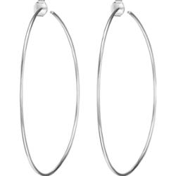 Glanzstücke München Srebrne kolczyki kreole srebro wysokiej próby srebrny Kolczyki koła 1 ct Damski