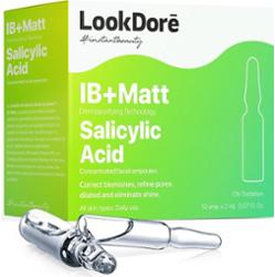 Lookdore LOOKDORE IB+MATT AMPUŁKI Z KWASEM SALICYLOWYM NA WYPRYSKI 10 X 2ml Ampułki 20 ml