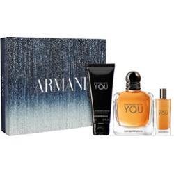 Armani Emporio Armani Stronger With You, zestaw prezentowy dla mężczyzny z wodą toaletową i żelem pod prysznic Zestawy perfum 1 ct Męskie