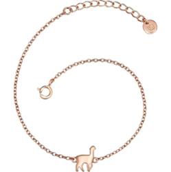 Glanzstücke München Srebrna bransoleta Alpaka srebro wysokiej próby różowe złoto Bransoletki 1 ct Damski