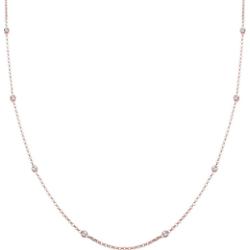 Elli Damski soliter z kryształami w srebrze próby 925 Sterling Silver Naszyjniki 1 ct