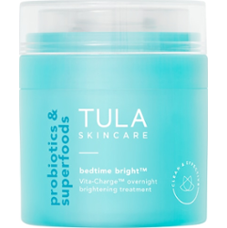 TULA Probiotics & Superfoods Bedtime Bright™ Vita-Charge™ Overnight Brightening Treatment Kremy na noc 48 g