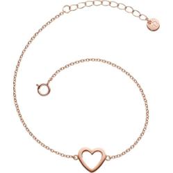 Glanzstücke München Srebrna bransoleta Serce srebro wysokiej próby srebrny Bransoletki 1 ct Damski