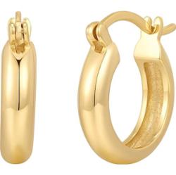 Rafaela Donata Kolczyki Srebro wysokiej próby Żółte złoto 1 ct Damski