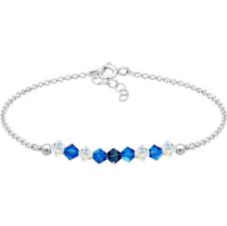 Elli Koraliki dziecięce różowe z kryształkami w srebrze próby 925 Sterling Silver Bransoletki 1 ct Damski