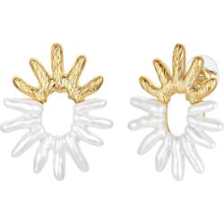 Yokoamii Kolczyki z Stop metali w Żółte złoto 1 ct Damski