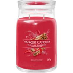 YANKEE CANDLE SIGNATURE LARGE JAR SPARKLING CINNAMON Świeczki 567 g