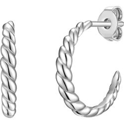 Glanzstücke München Srebrne kolczyki kreole srebro wysokiej próby srebrny Kolczyki 1 ct Damski