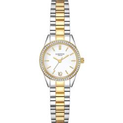 Glanzstücke München Zegarek na reke ze stali nierdzewnej w kolorze srebrnym/zlotym Zegarki damskie 1 ct Damski