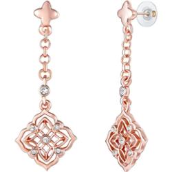 Lulu & Jane Stop metali Zdobienie kryształkami Swarovski® Kolczyki 1 ct Damski