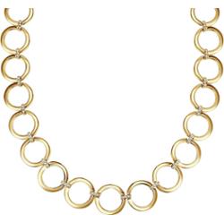 Lulu & Jane Stop metali Zdobienie kryształkami Swarovski® Naszyjniki 1 ct Damski