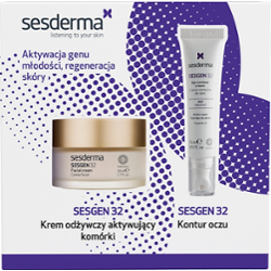 Sesderma Zestaw świąteczny SESGEN 32 Krem odżywczy aktywujący komórki 50 ml + SESGEN 32 Kontur oczu 15 ml Kremy przeciwzmarszczkowe 1 ct