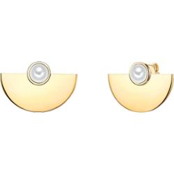 Lulu & Jane Stal nierdzewna Sztuczna perła Kolczyki 1 ct Damski