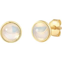 Glanzstücke München Kolczyki z Srebro wysokiej próby w Żółte złoto 1 ct Damski